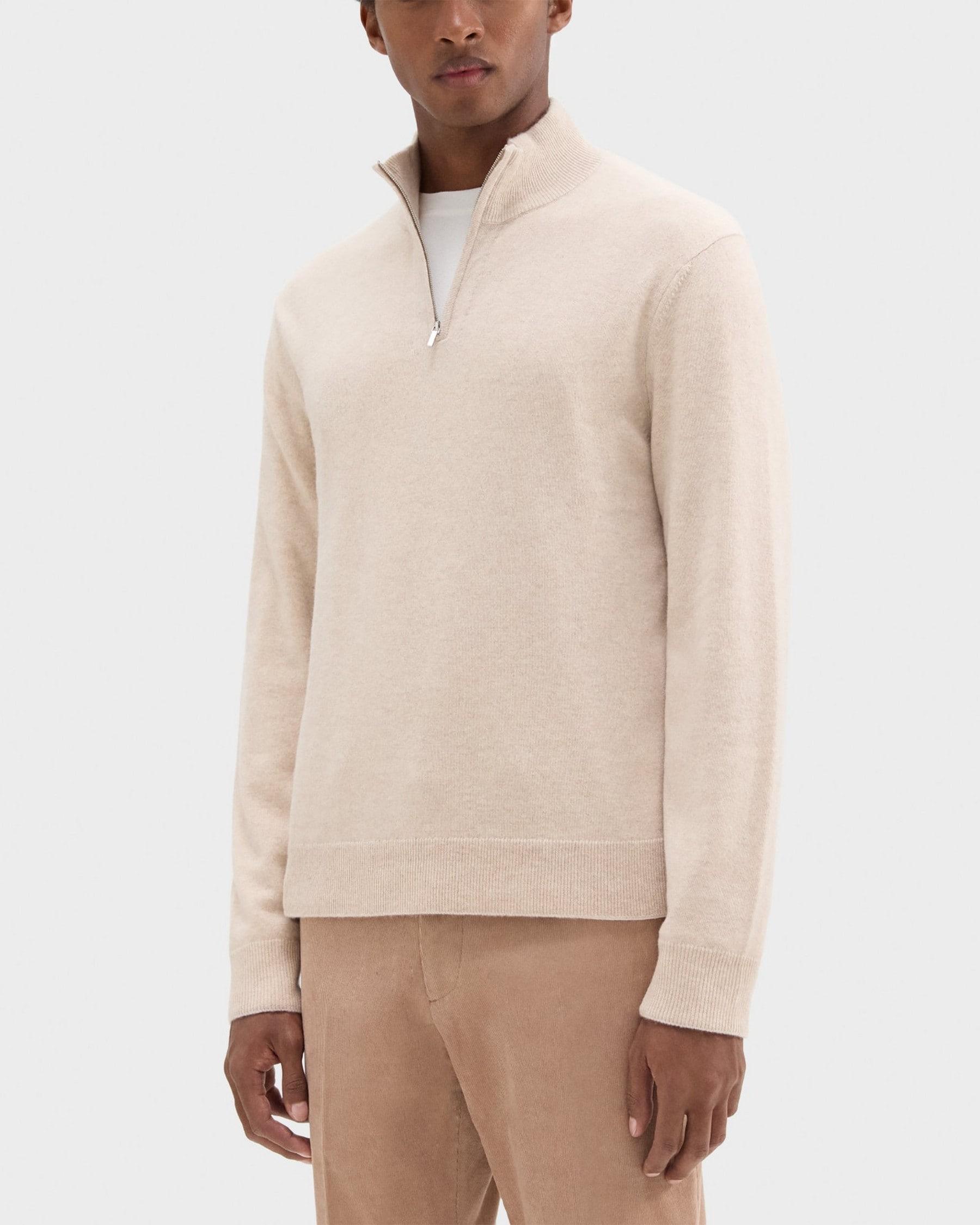 Quarter-Zip Sweater in Cashmere Product Image