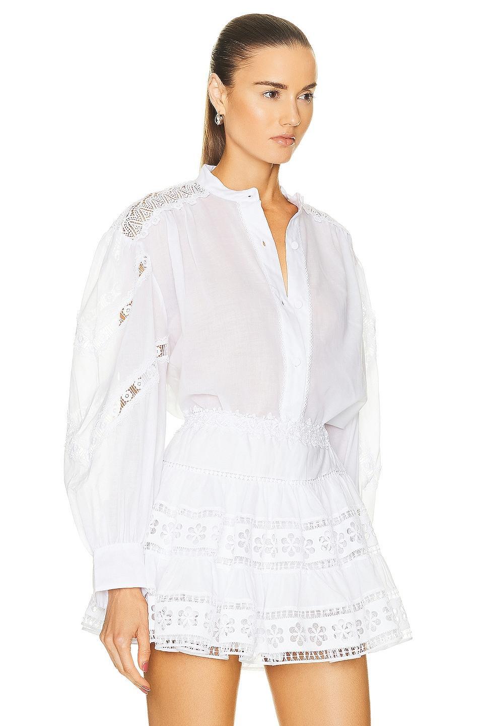 Charo Ruiz Ibiza Marian Blouse White. (also in ). product image