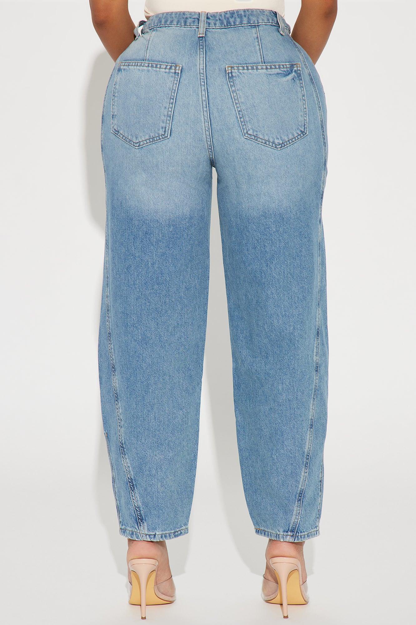 Double Life Tapered Jeans - Light Wash Product Image