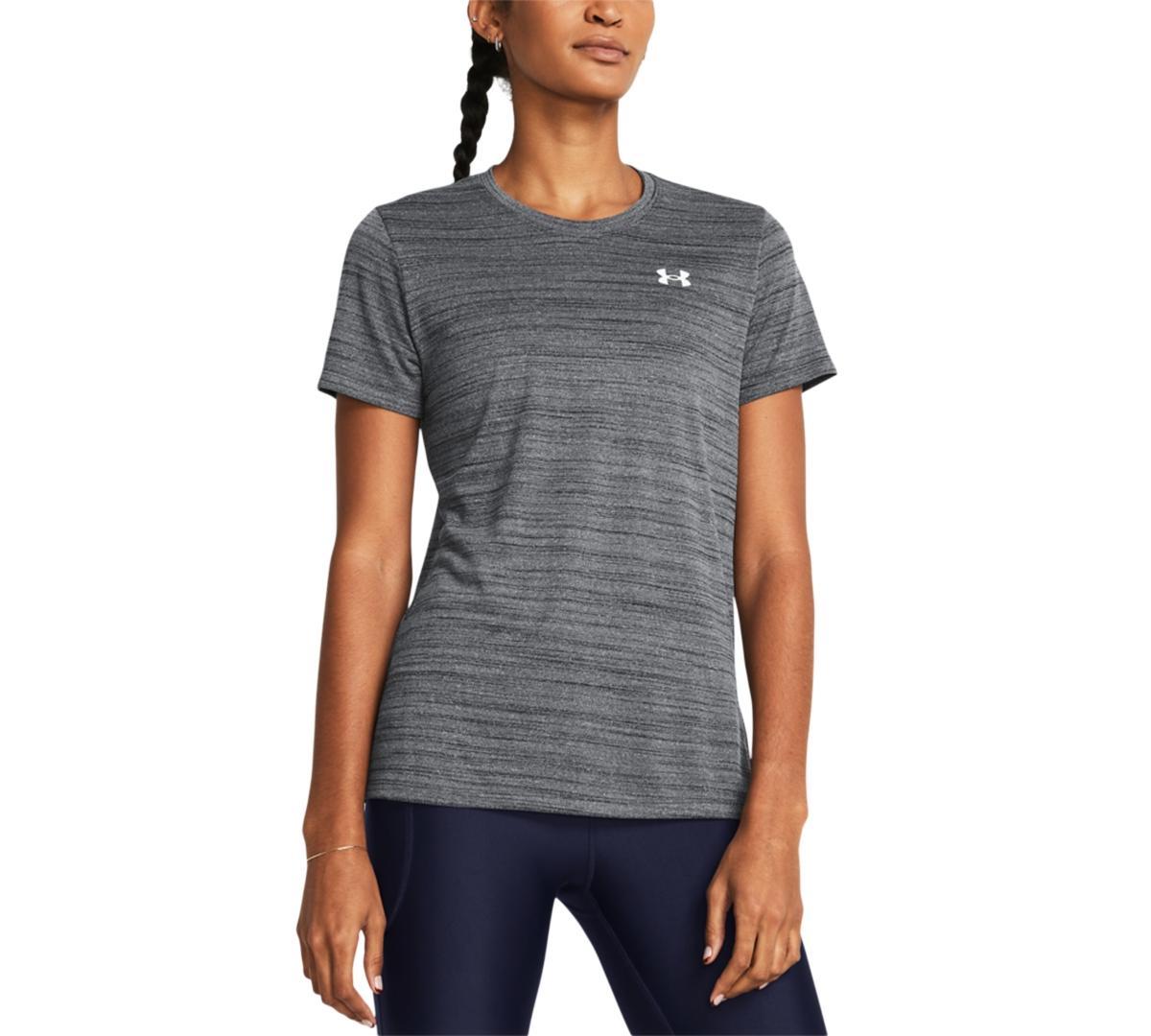 Under Armour Womens Ua Tech Tiger Short-Sleeve Tee - Viral Blue / Product Image