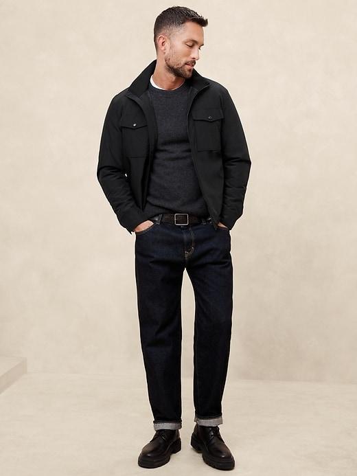 Padded Mock-Neck Jacket Product Image