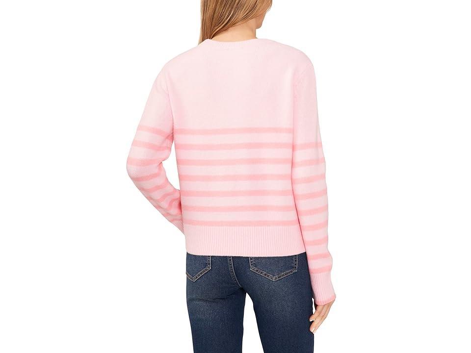 CeCe Cropped Striped Sweater (Prism ) Women's Sweater Product Image