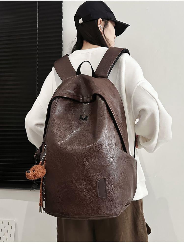 Faux Leather Backpack Product Image