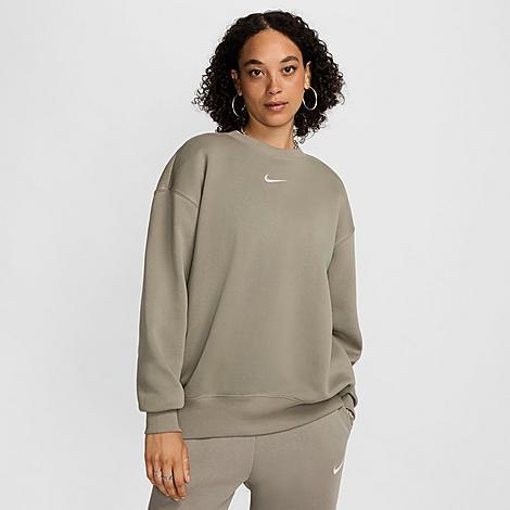 Nike Womens Sportswear Phoenix Fleece Oversized Crewneck Sweatshirt Product Image