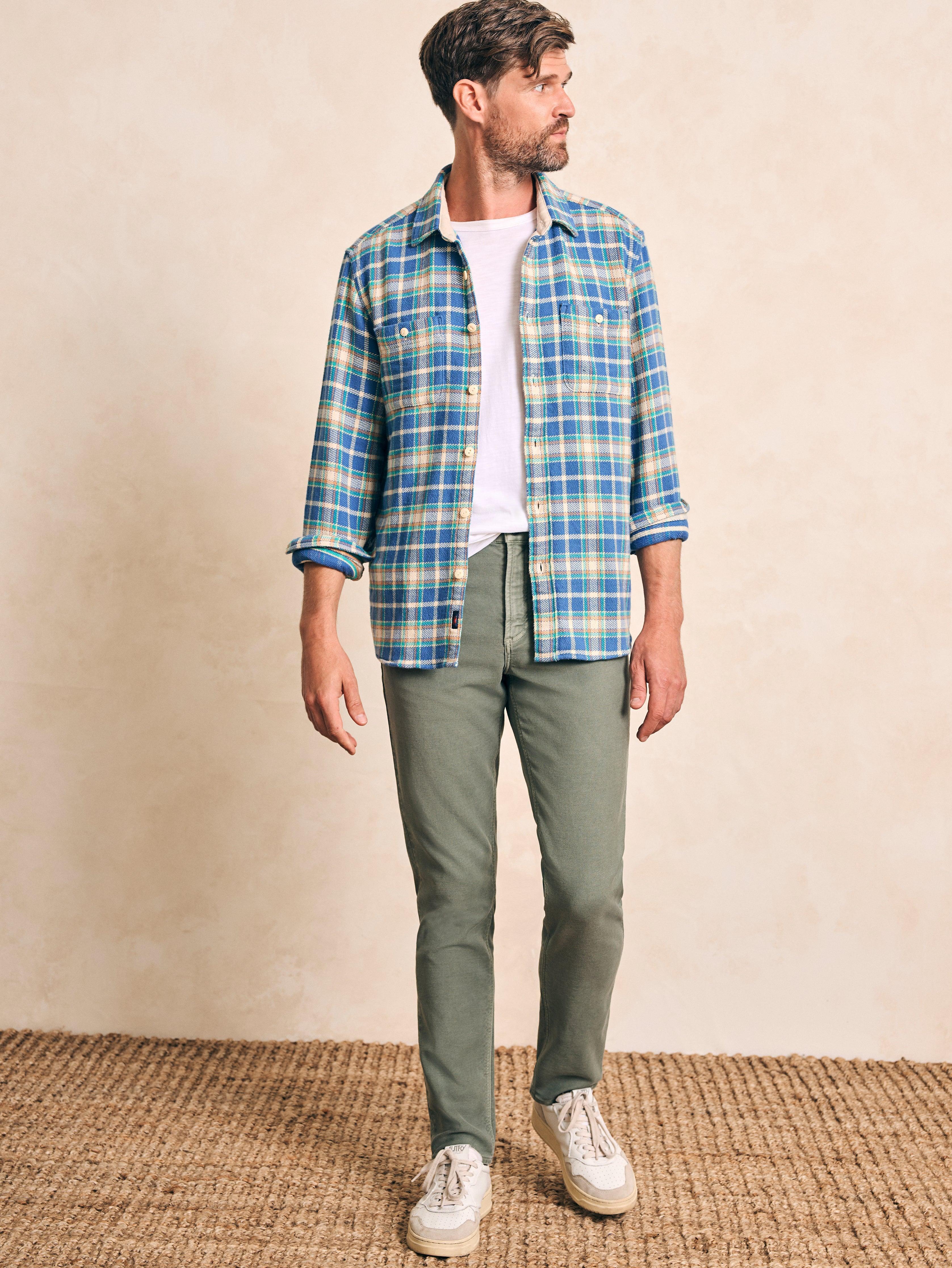 Surf Flannel - Landing Point Plaid Male Product Image