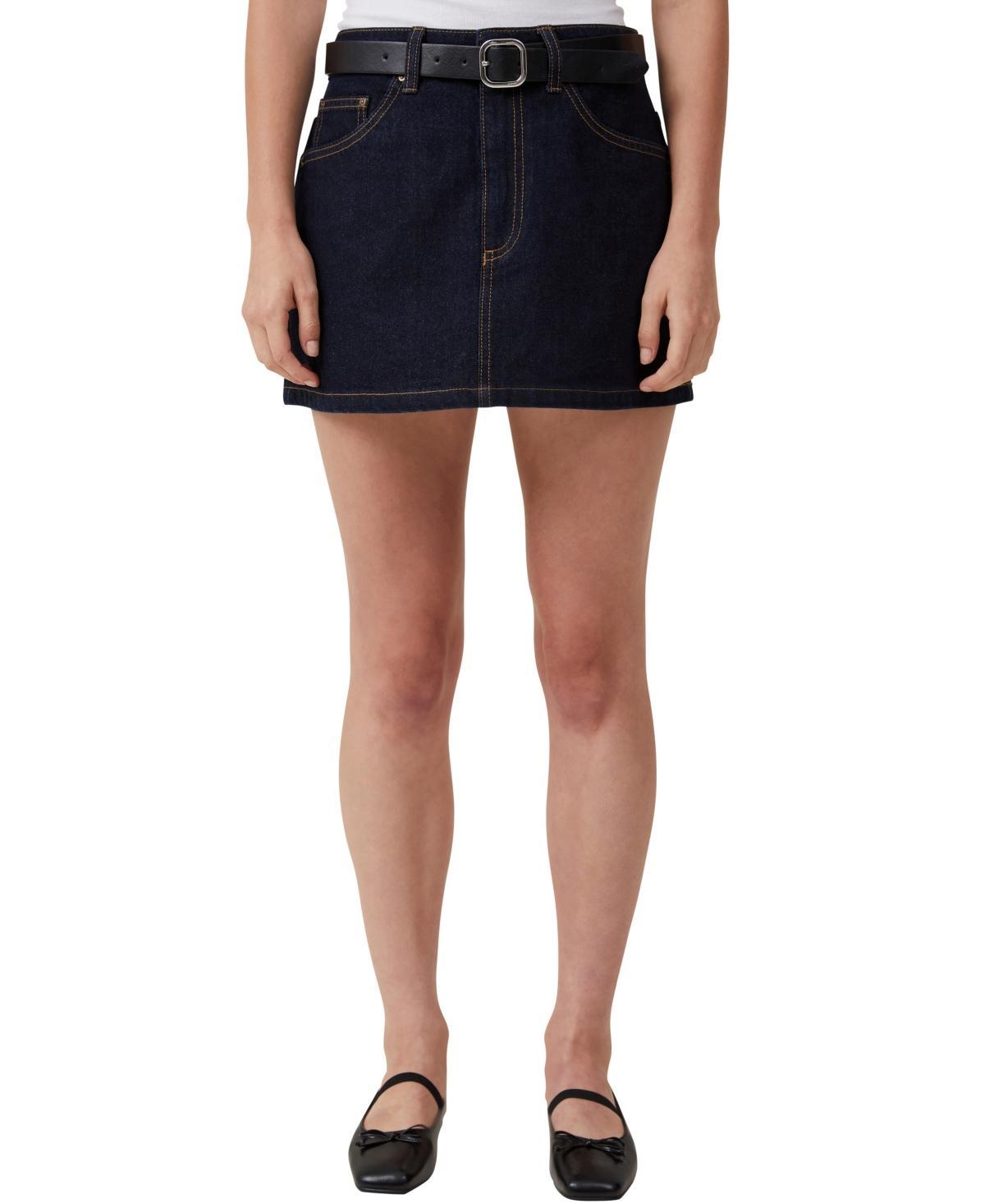 Cotton On Womens Denim Mini Skirt Product Image