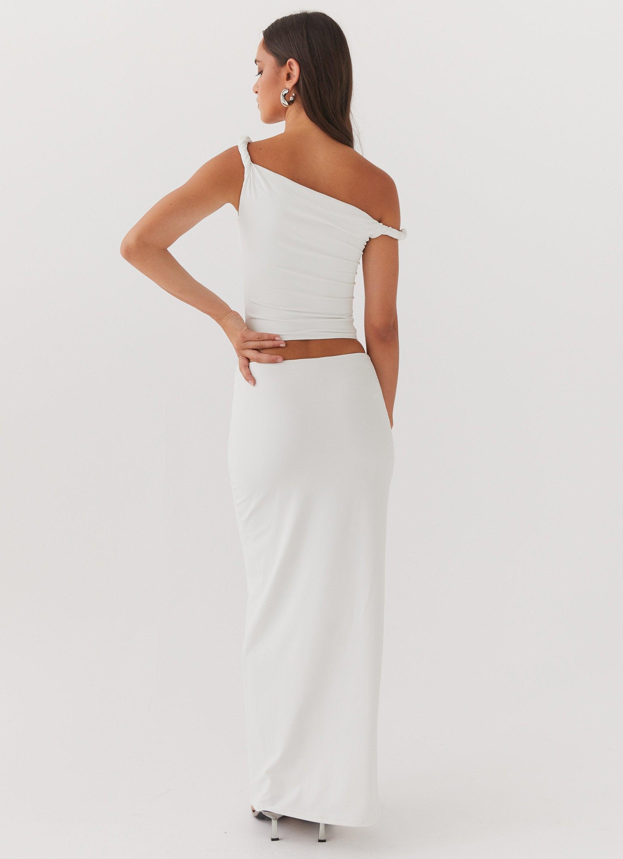 Solace Soul Maxi Skirt - Ivory Product Image