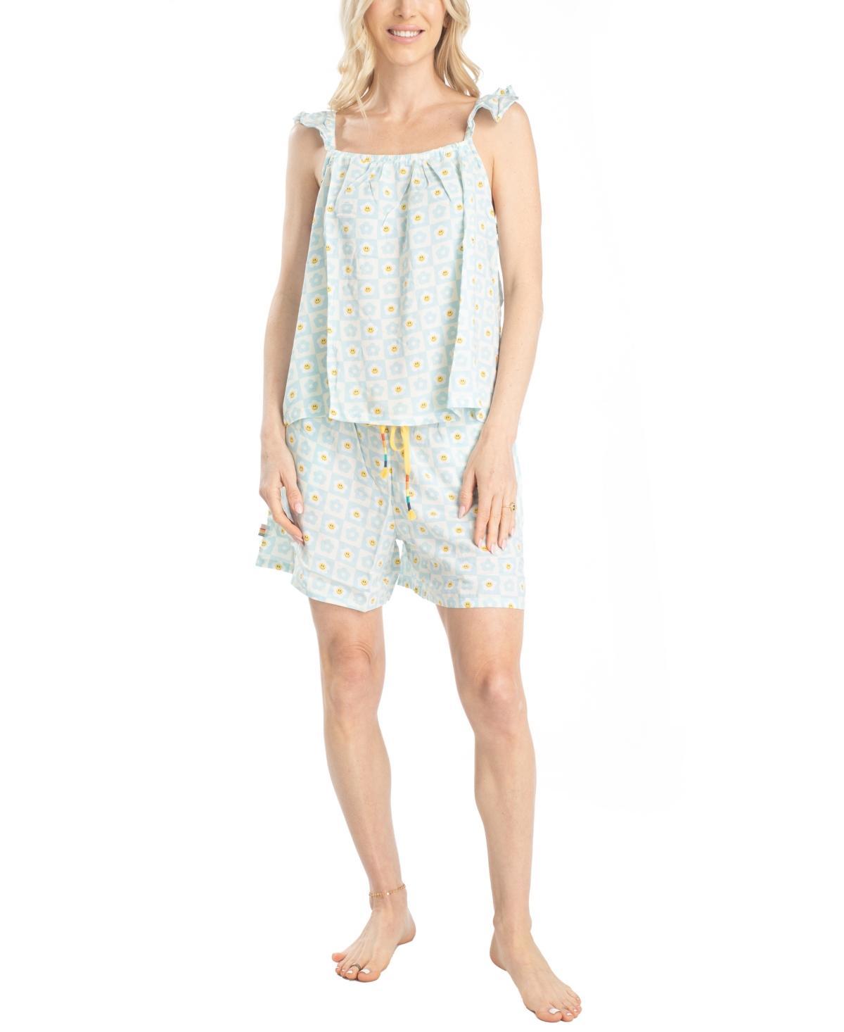 Womens Ocean Pacific Vibes Babydoll Top and Shorts Set Product Image