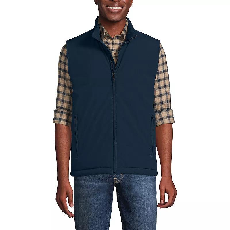 Mens Lands End Commuter Refined Non-Quilted Vest Product Image