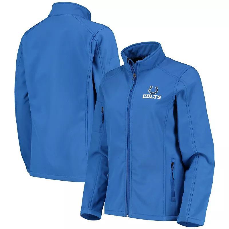 Womens Royal Indianapolis Colts Full-Zip Sonoma Softshell Jacket Product Image