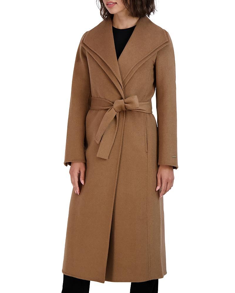 Tahari Elliot Belted Wrap Coat Product Image