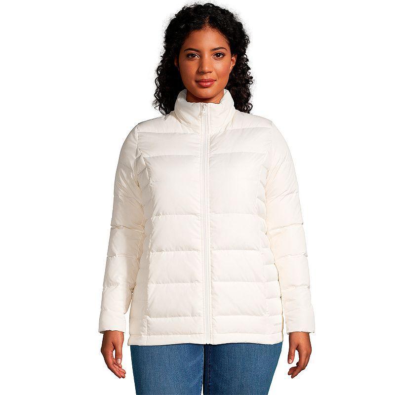 Lands End Plus Size Down Puffer Jacket Product Image