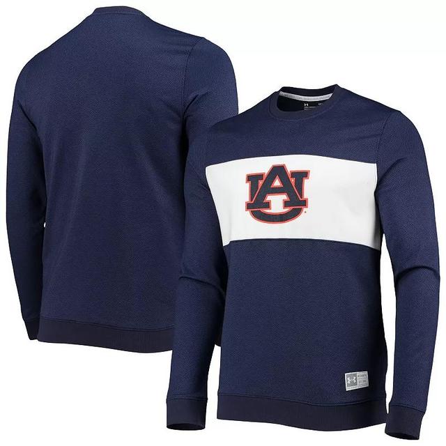 Mens Under Armour Auburn Tigers Game Day All Day Pullover Sweatshirt Blue Product Image