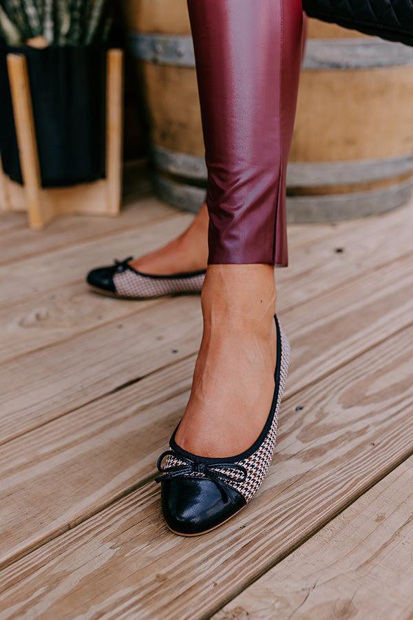 The Olivia Houndstooth Flat Product Image