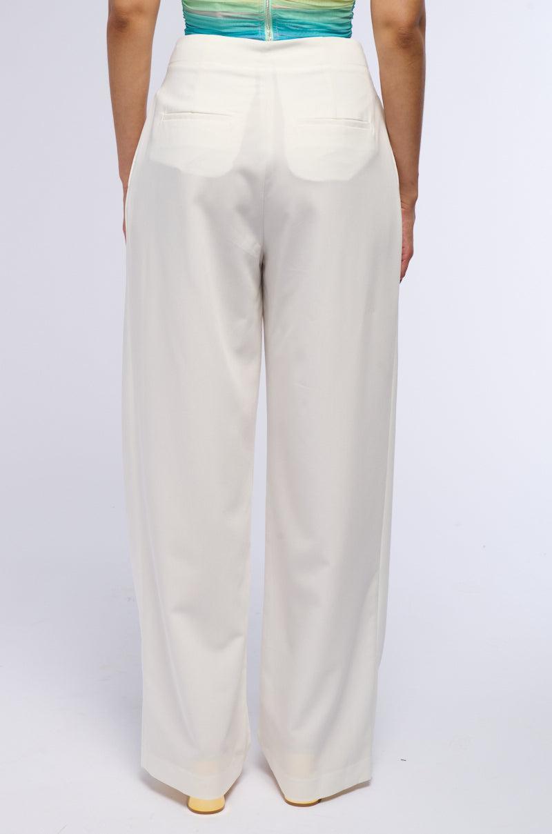 GIVE THEM CLASS PLEATED STRAIGHT LEG TROUSER Product Image