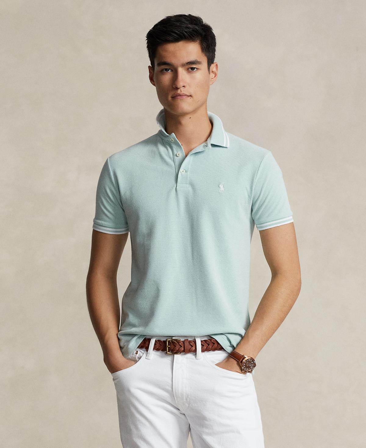 Mens Cotton Polo Shirt Product Image