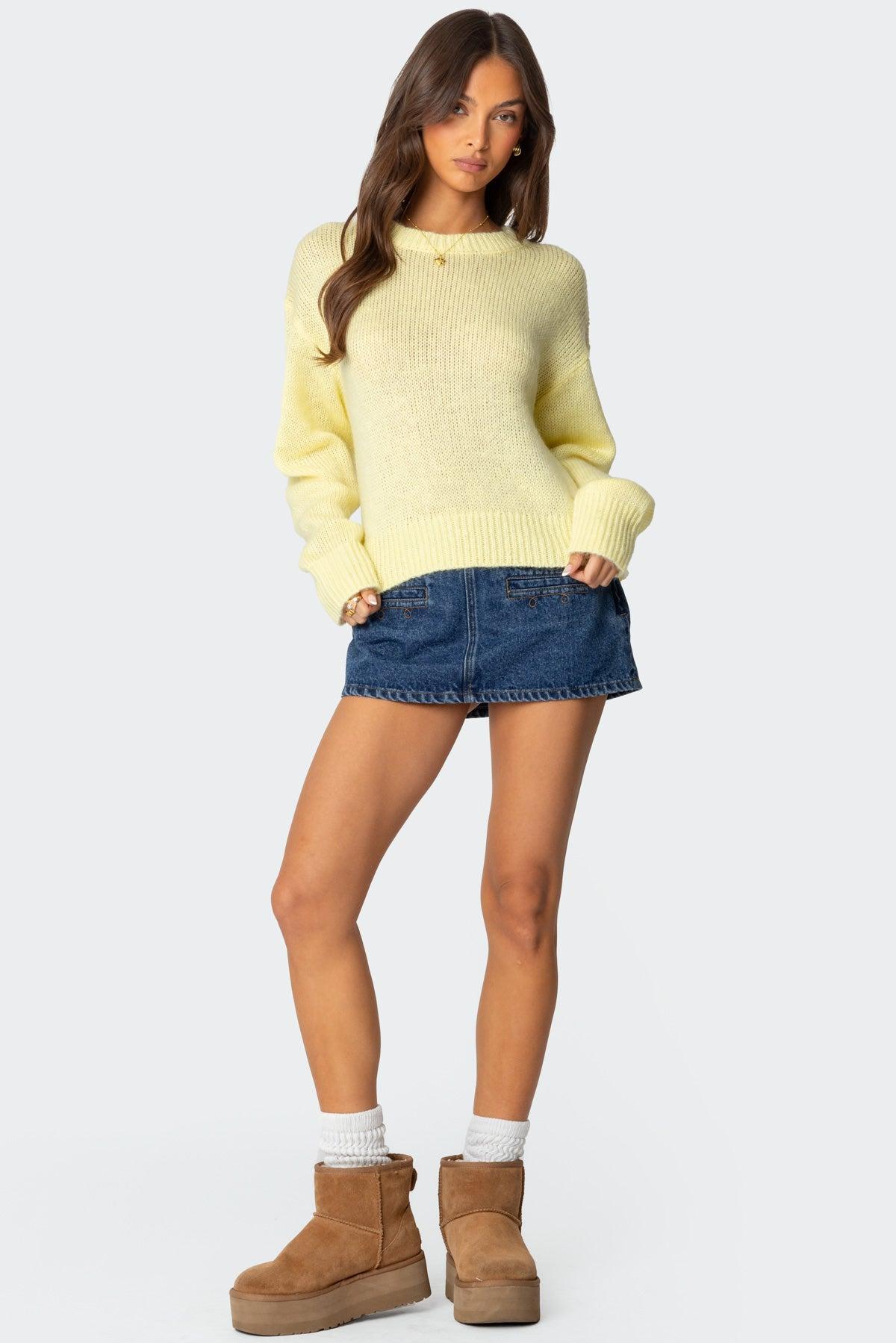 Kyrah Oversized Knit Sweater Product Image