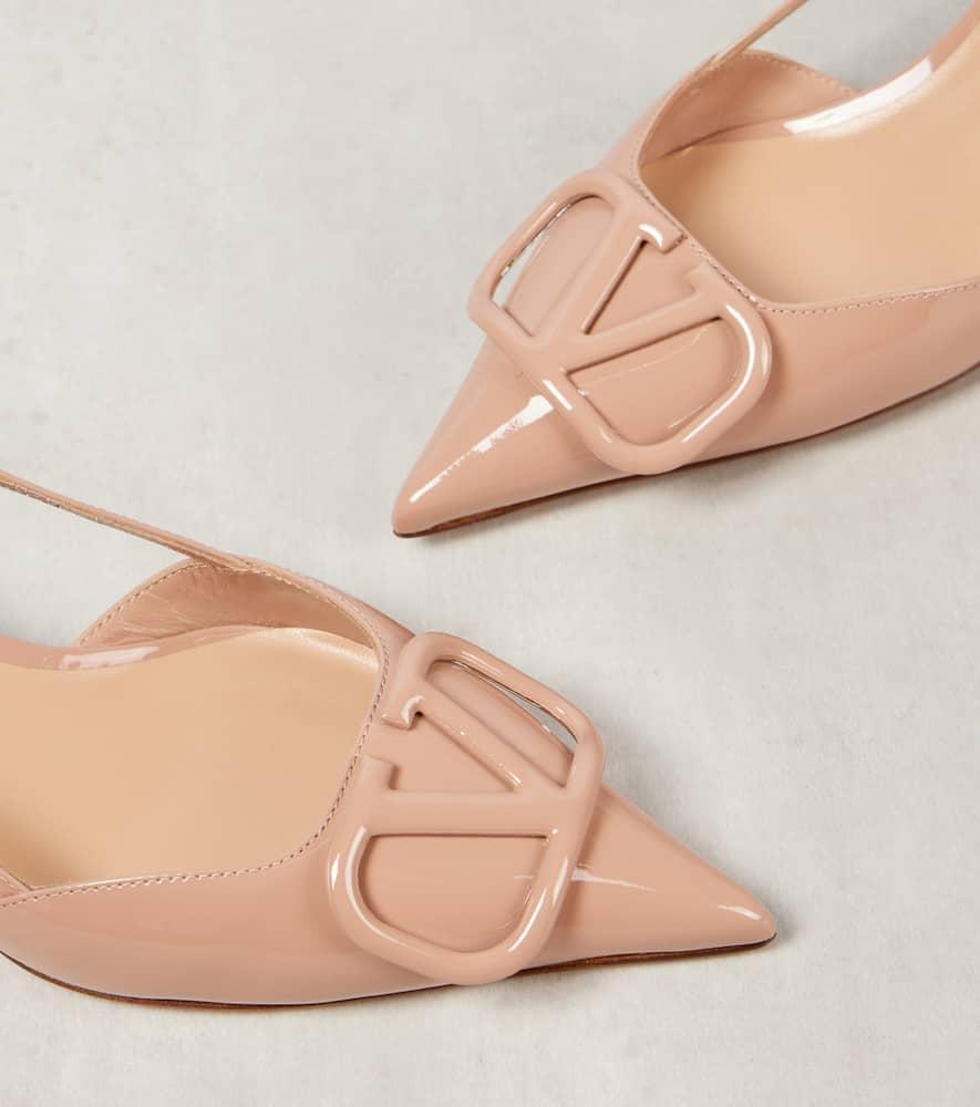 Slingback Logo Heels 40 In Pink Product Image