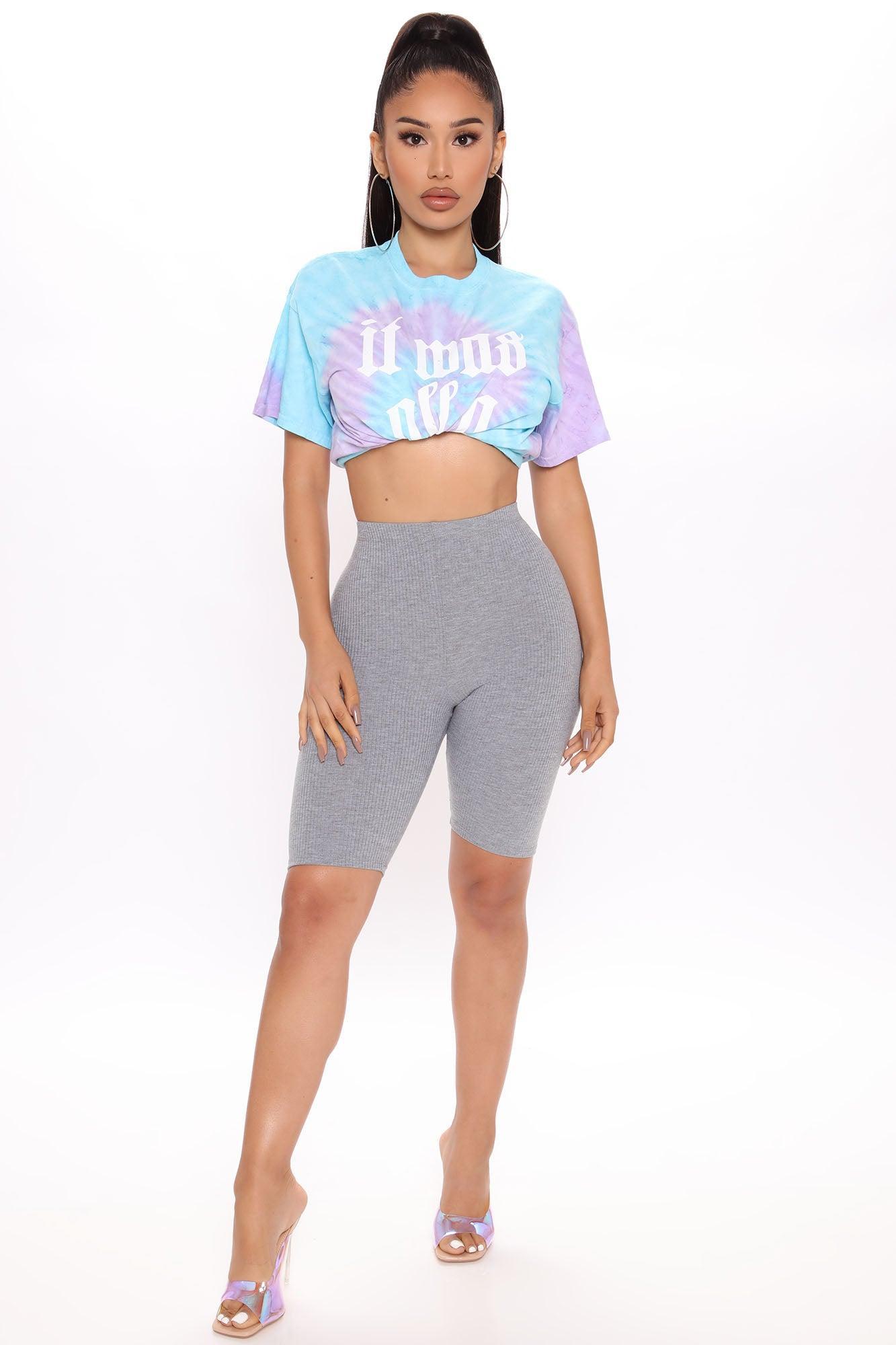 Gotta Have It Biker Shorts - Grey product image