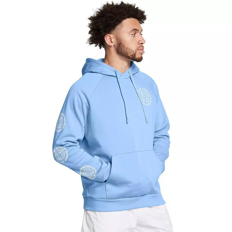 Men's UA Rival Fleece High Brand Read Logo Hoodie Product Image