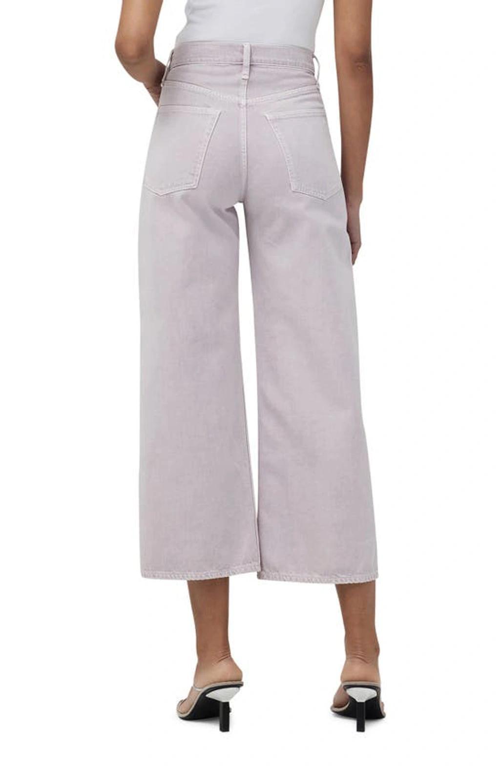 RAG & BONE Andi Wide-leg Ankle Jeans In Lavender Product Image