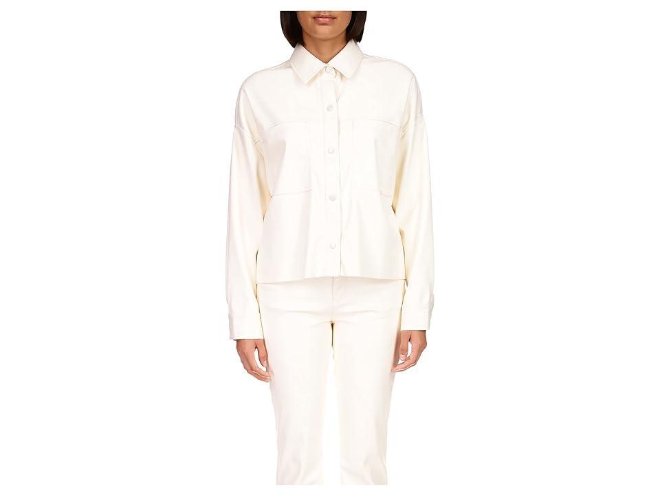 Sanctuary Lori Shacket (Sugar Cookie) Women's Clothing Product Image