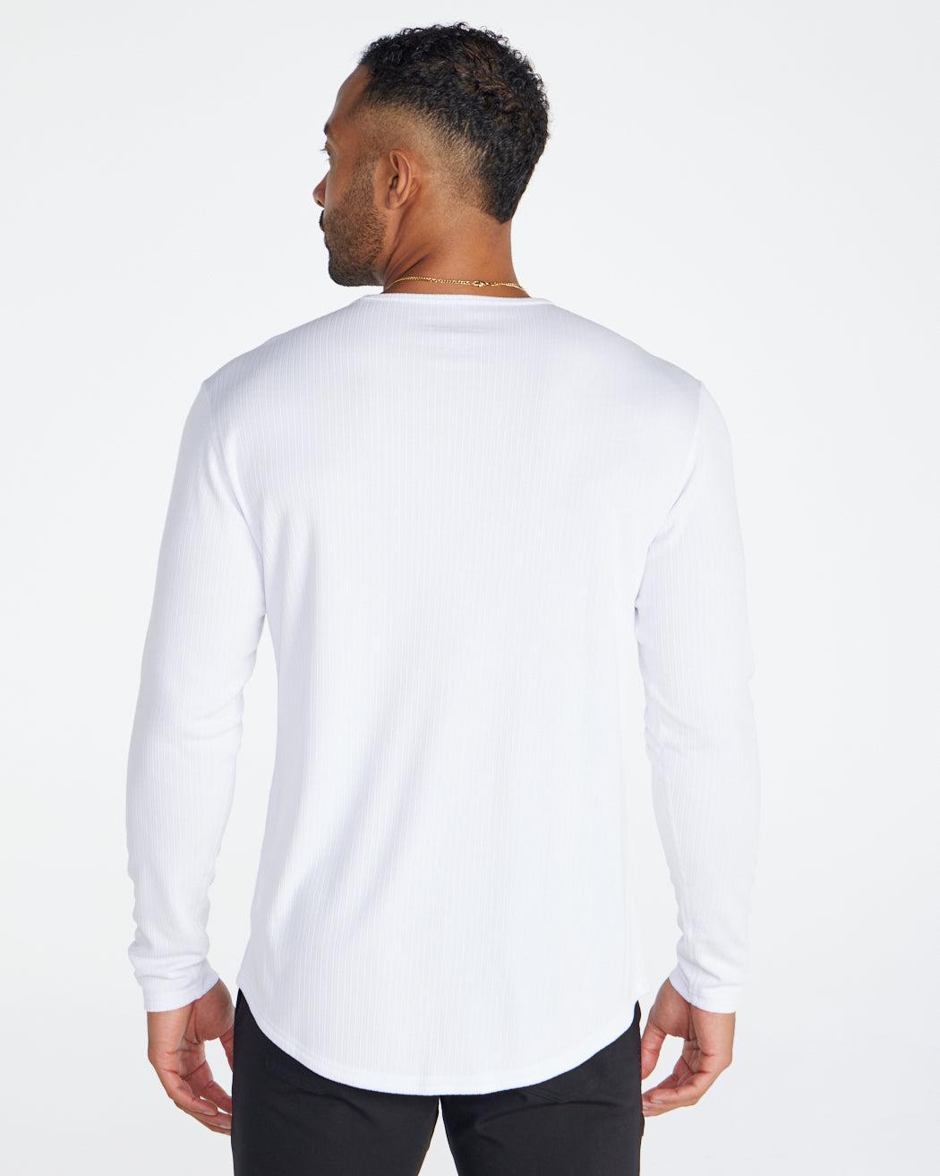 Ribbed Long Sleeve Drop-Cut Product Image