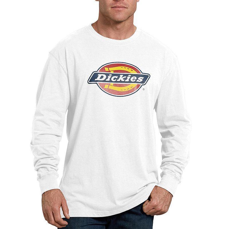 Mens Dickies Regular-Fit Icon Graphic Tee White Product Image