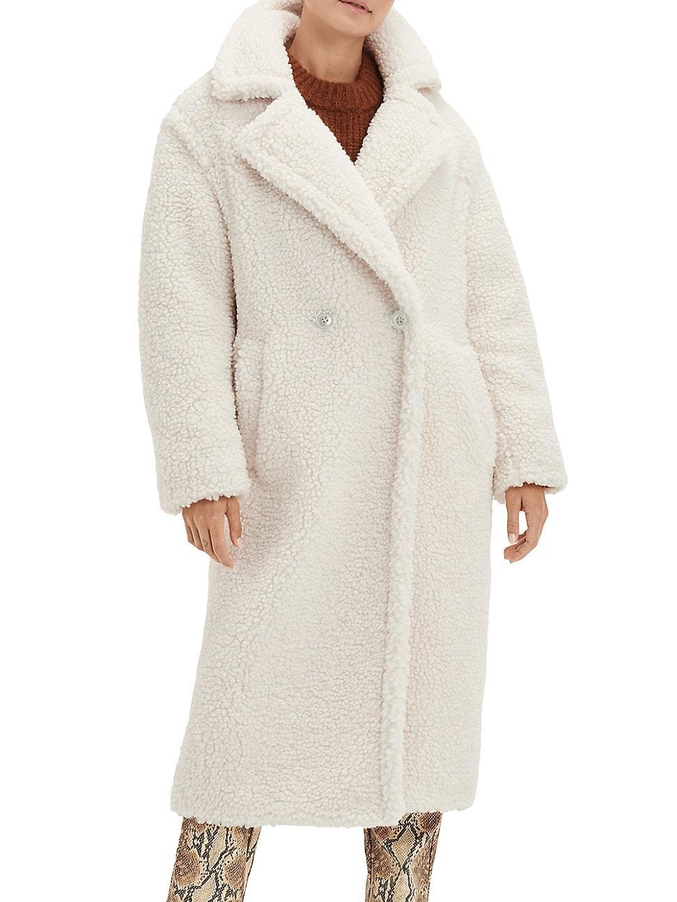 Womens Gertrude Long Teddy Coat Product Image