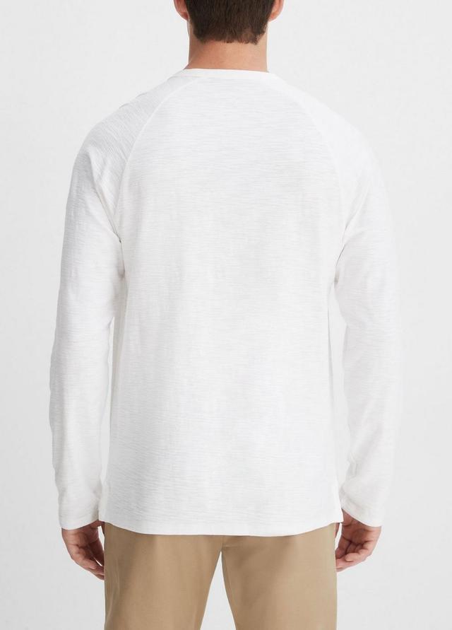 Cotton Long Sleeve Pocket Crew T-Shirt Product Image