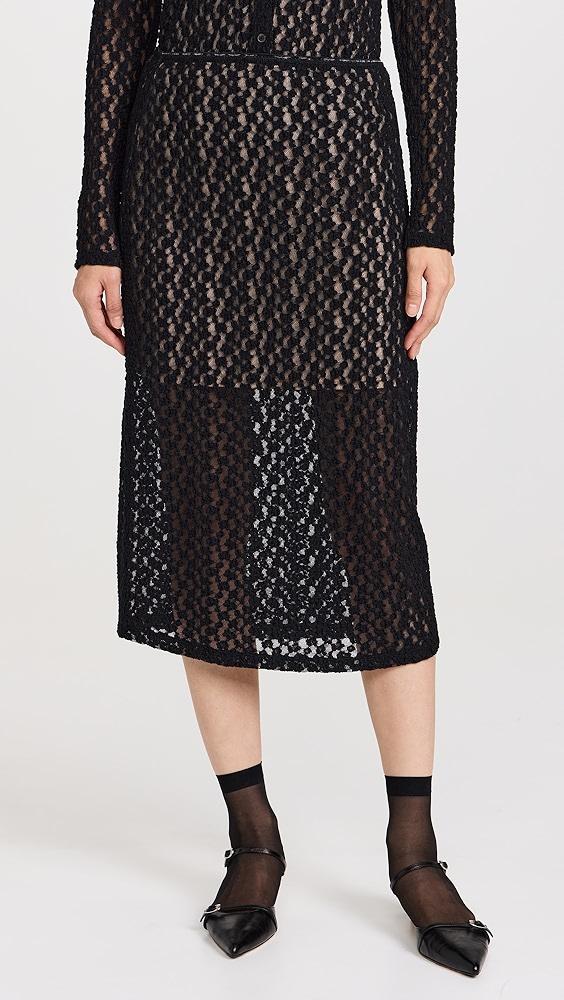 Vince Floral Smocked Skirt | Shopbop Product Image