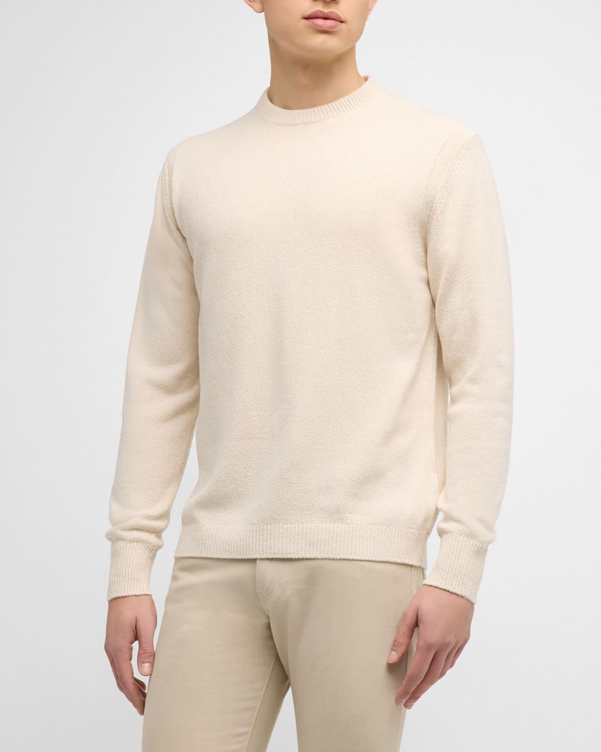 Mens Yatta Silk Crewneck Sweater Product Image