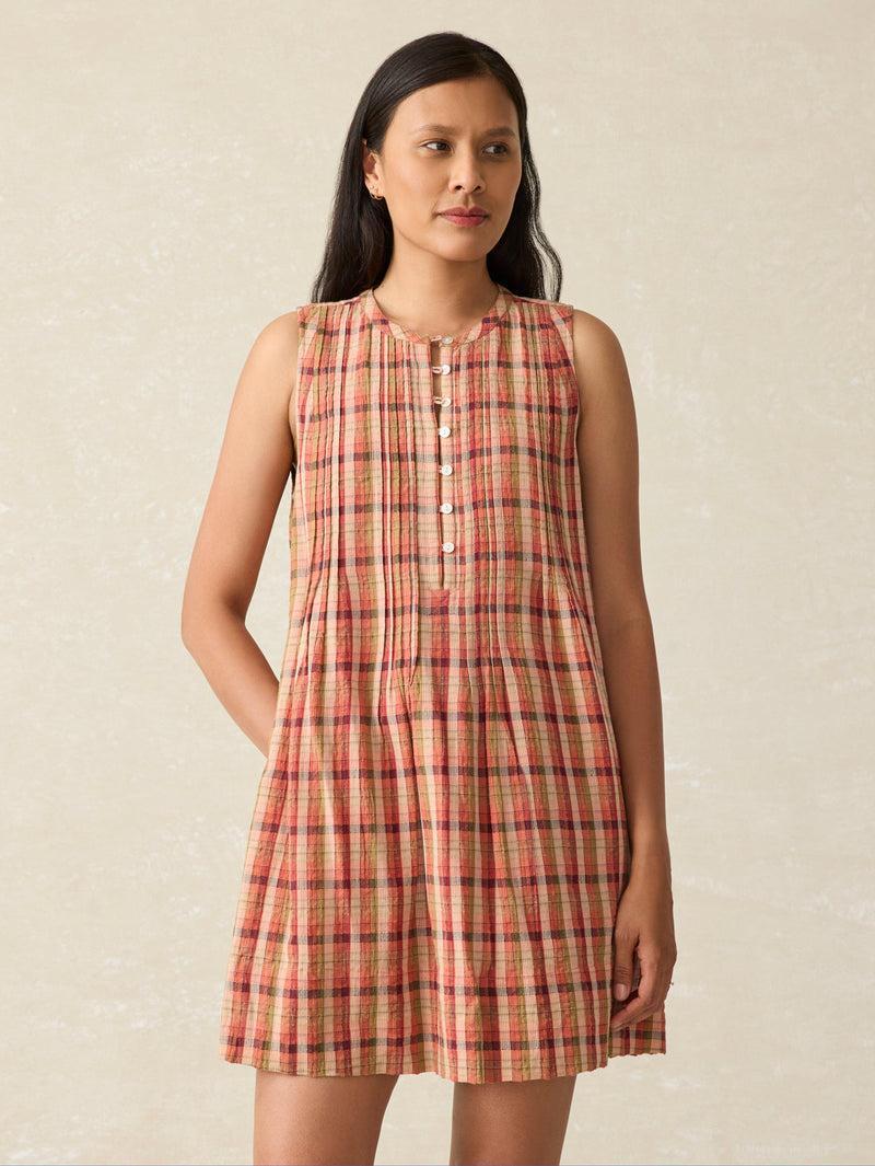 Isha Dress - Sunset Gingham Product Image