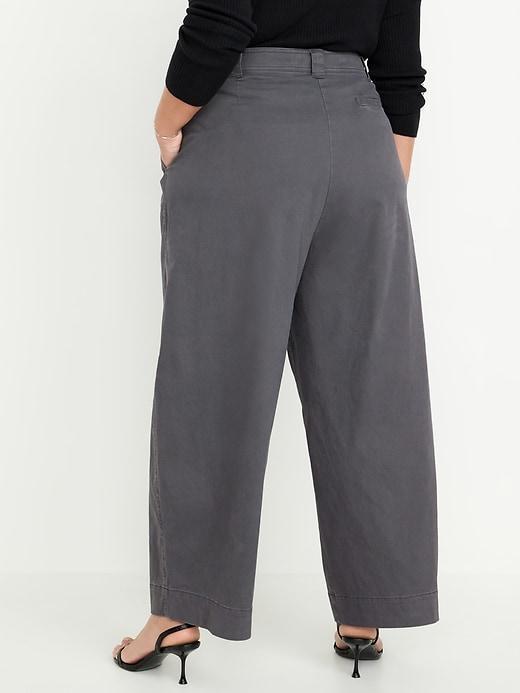 Extra High-Waisted Barrel Wide-Leg Pants Product Image