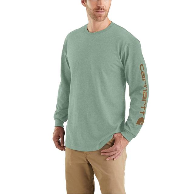 Carhartt K231 Loose Fit Heavyweight Logo T-Shirt - Long Sleeve Product Image