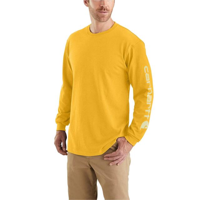 Carhartt K231 Loose Fit Heavyweight Logo T-Shirt - Long Sleeve Product Image