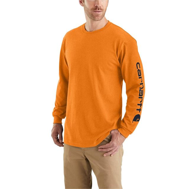 Carhartt K231 Loose Fit Heavyweight Logo Sleeve T-Shirt - Long Sleeve Product Image