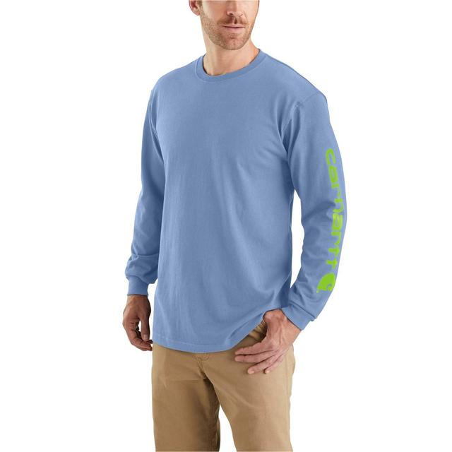 Carhartt K231 Loose Fit Heavyweight Logo T-Shirt - Long Sleeve Product Image