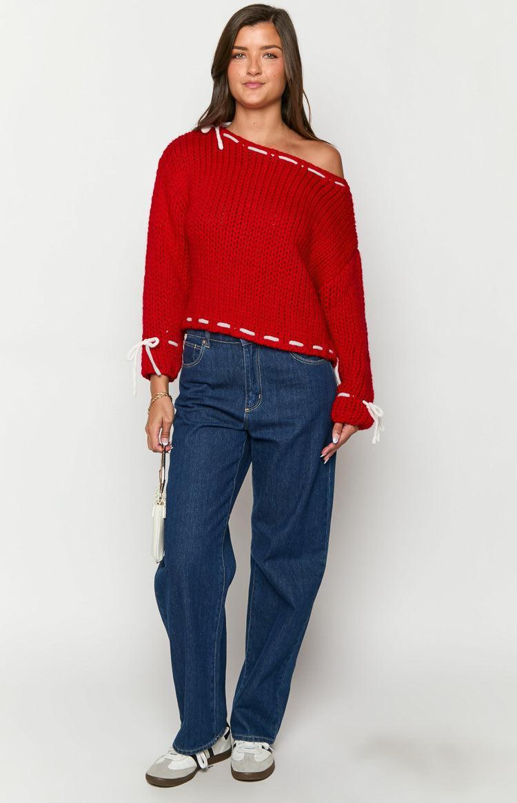 Bea Red Sweater Product Image