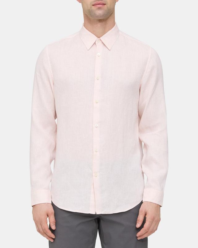 Standard-Fit Shirt in Linen Product Image