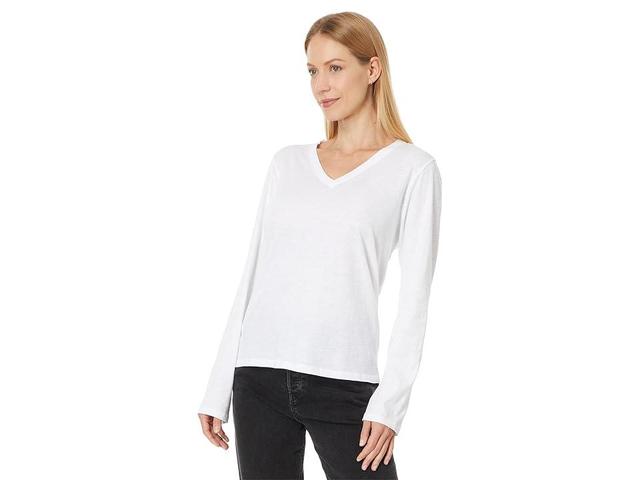 Eileen Fisher V Neck Long Sleeve Tee Women's Clothing Product Image