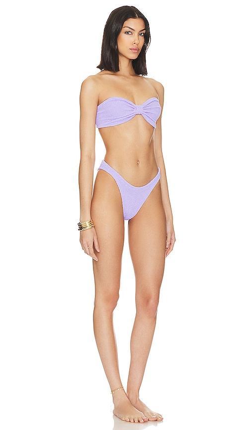 Hunza G Jean Bikini Set in Lavender. Product Image