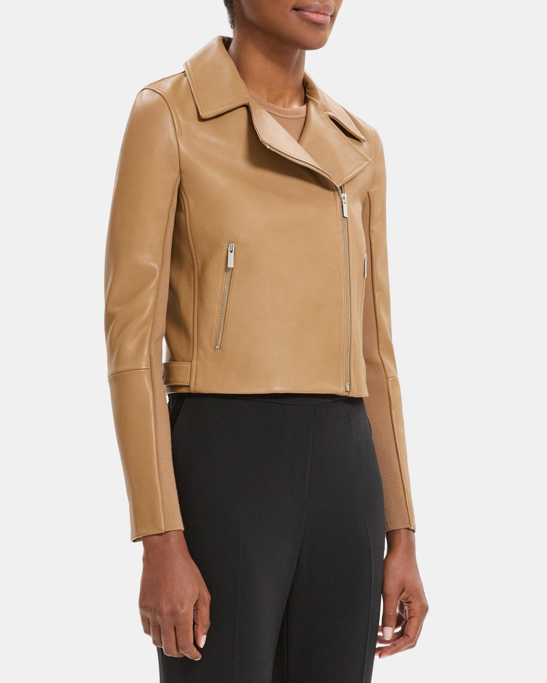 New Moto Jacket in Leather Product Image