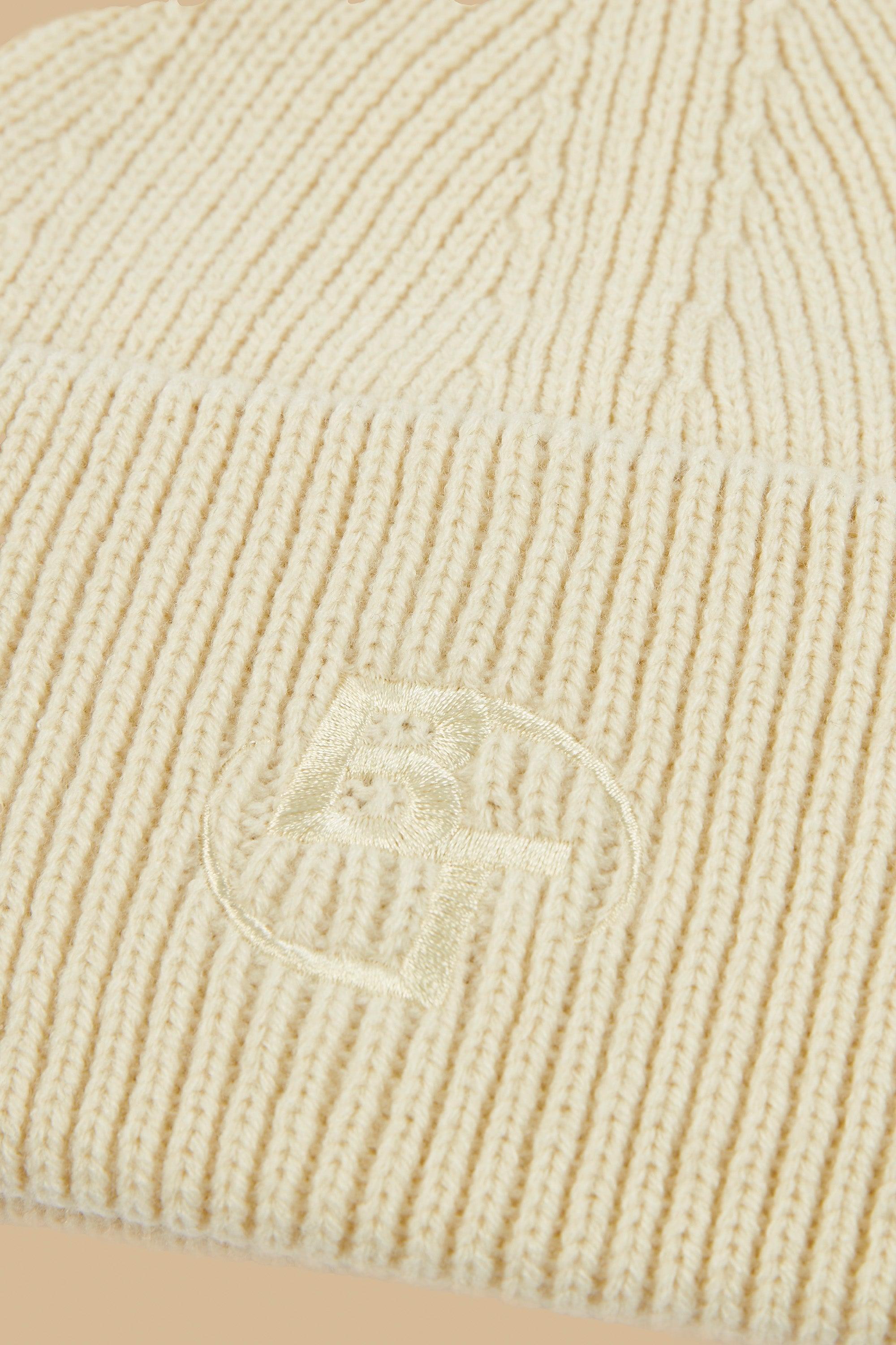 Knit Beanie in Bone Product Image