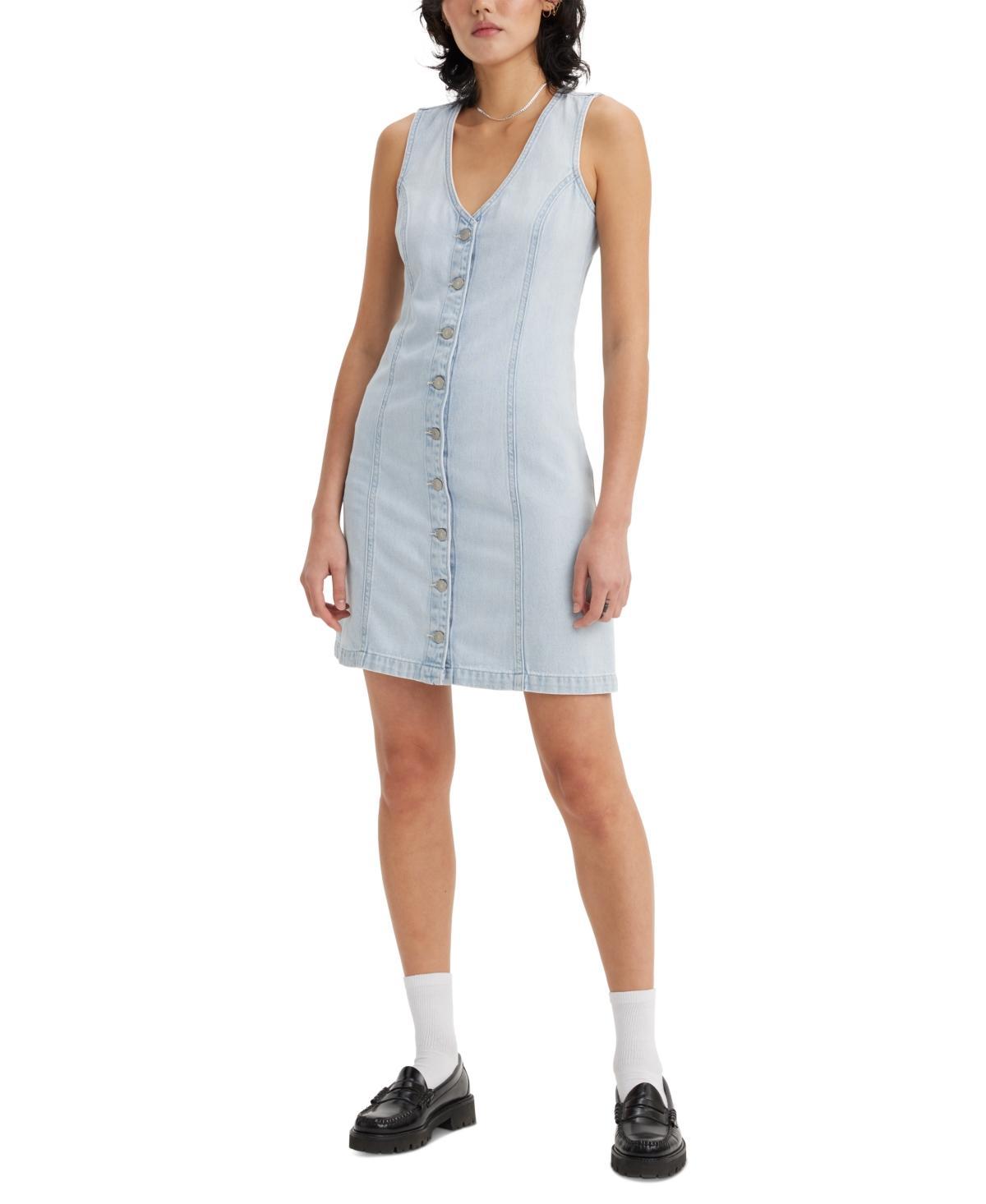 Women's Thora Denim Mini Dress  Product Image