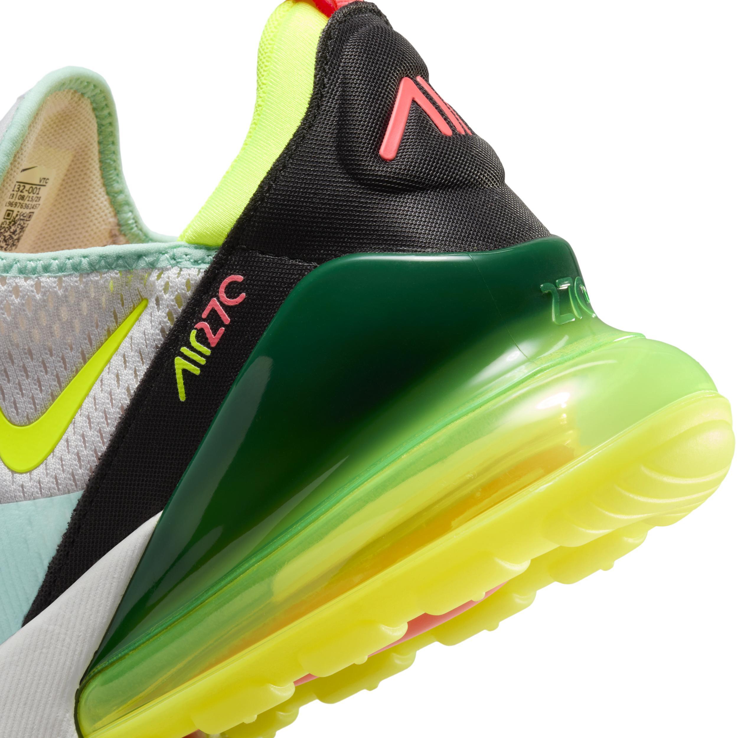 Air Max 270 Sneaker In Vast Grey/volt/hot Lava Product Image