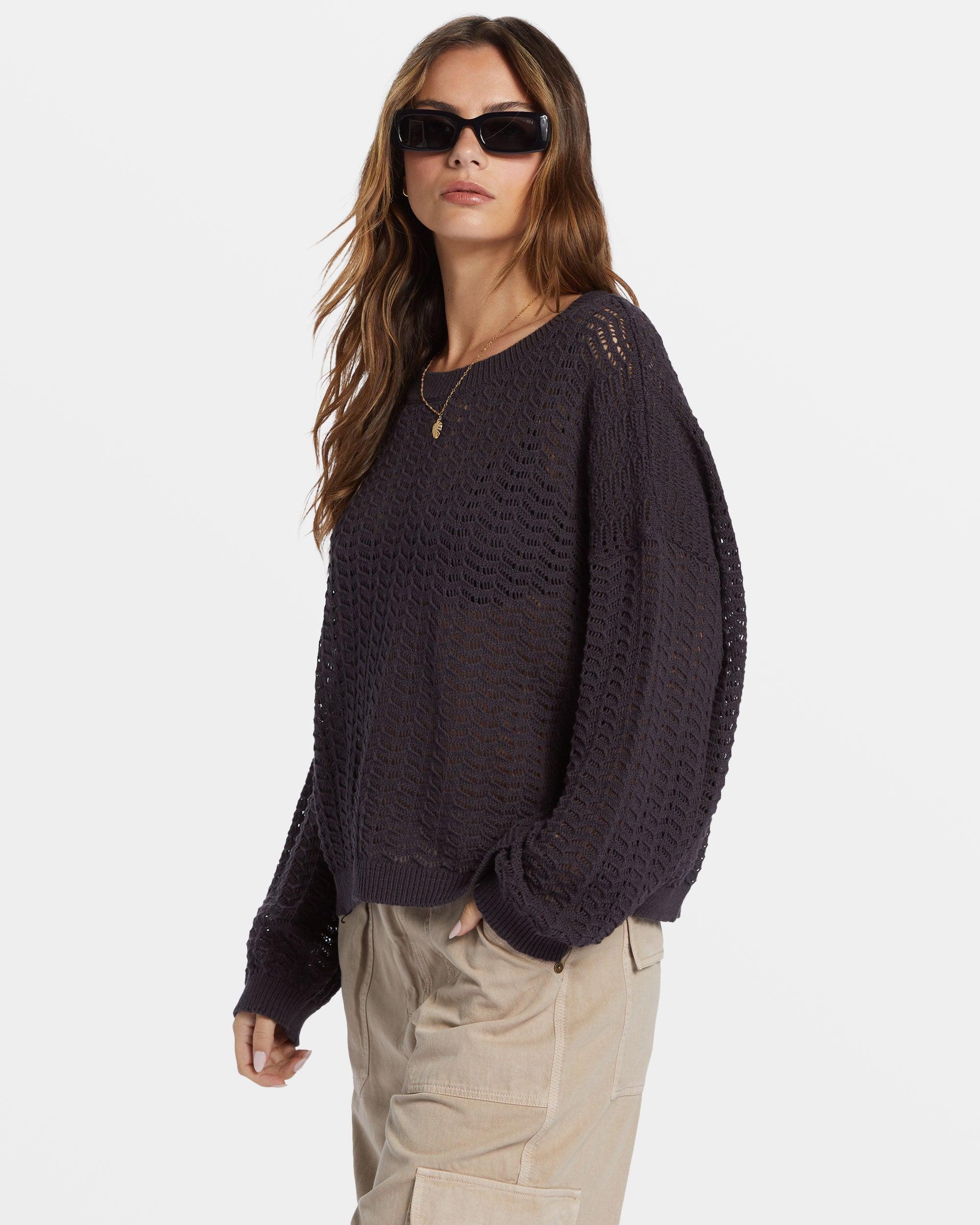 Sunlit Pullover Sweater - Black Sands Female Product Image