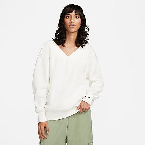 Women's Nike Sportswear Phoenix Fleece Oversized V-Neck Sweatshirt product image