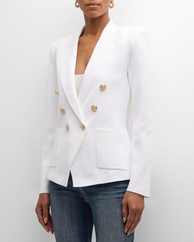 Womens Kenzie Fitted Knit Blazer Product Image