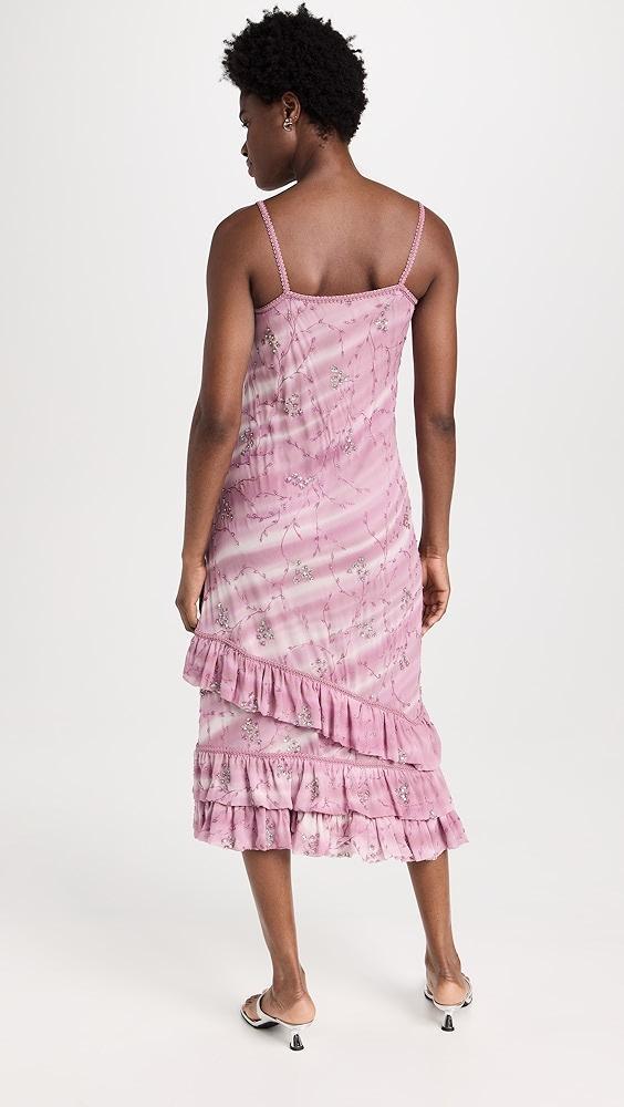 Tanner Fletcher Celeste Sequin Chiffon Slip Dress | Shopbop Product Image